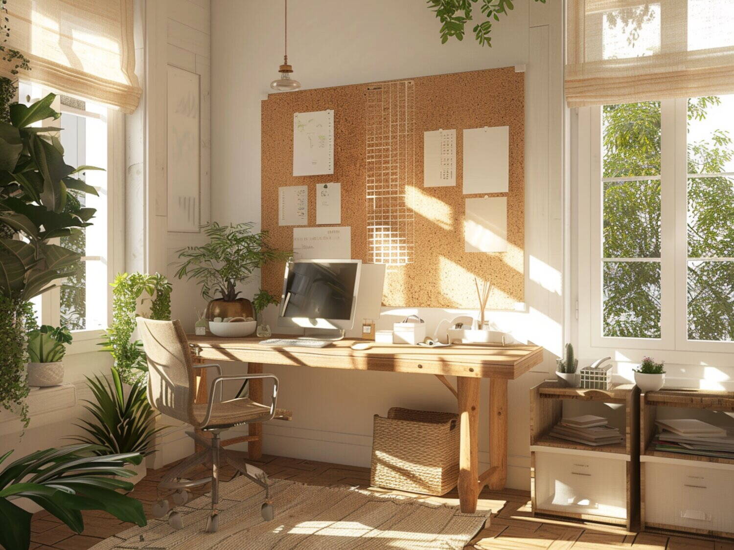 10 inspiracji na wnętrza z wykorzystaniem ekologicznych dodatków.