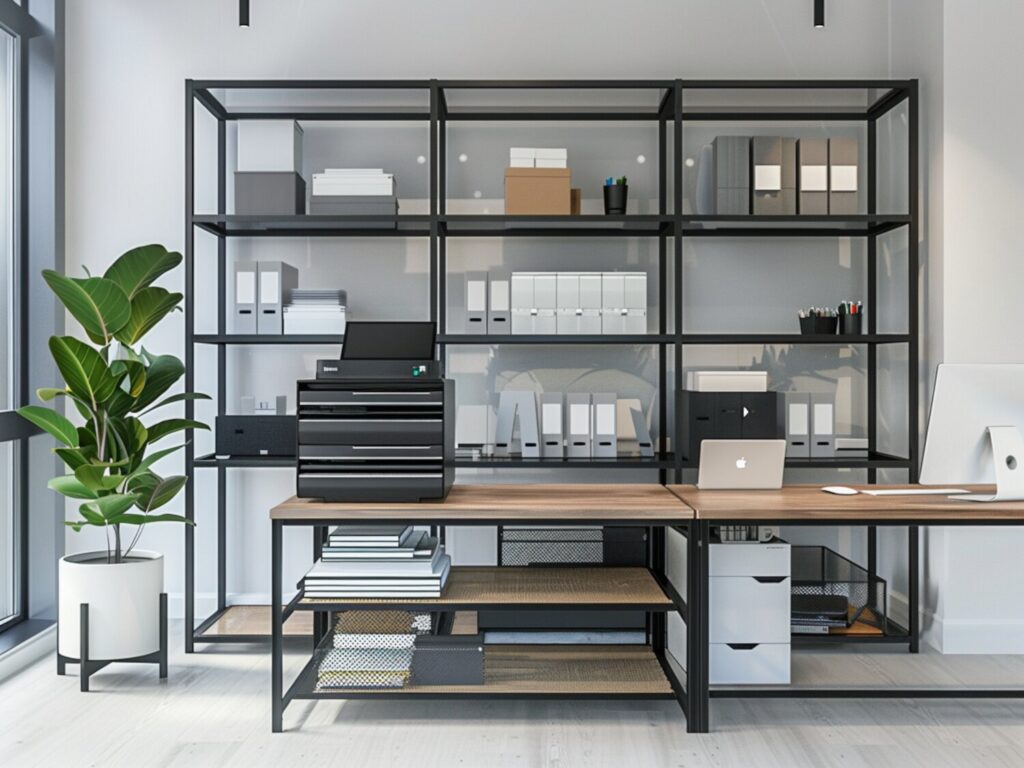 Najlepsze regały na sprzęt biurowy na 2025 rok.