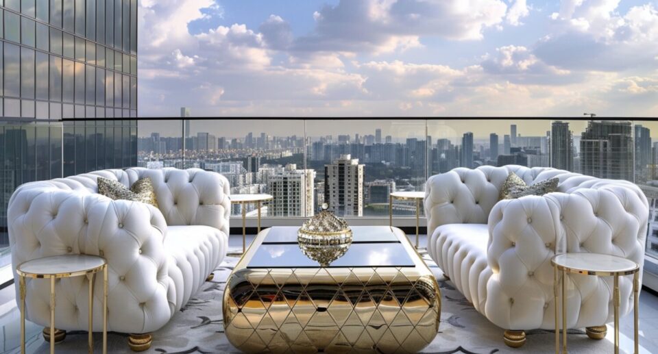 10 inspiracji na meble outdoorowe w stylu glamour