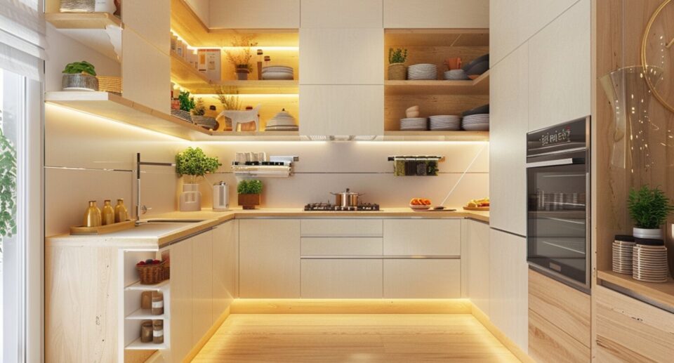 10 inspiracji na urządzenie kuchni z modułowymi szafkami w stylu skandynawskim.