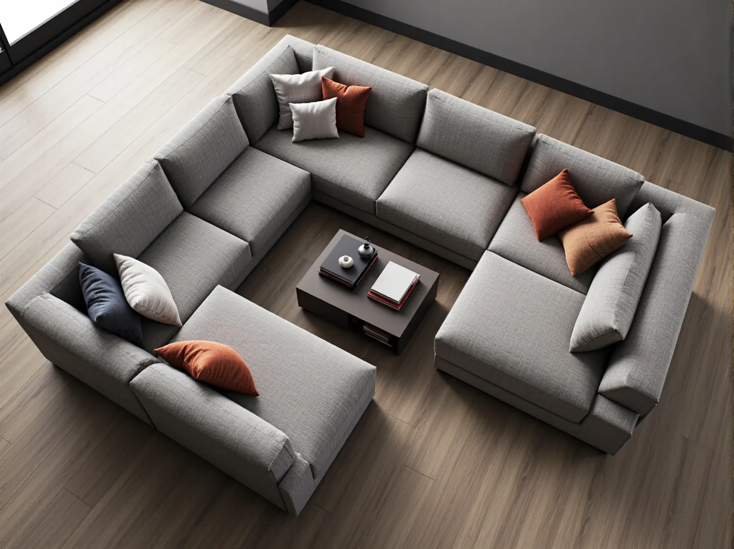 Narożnik akustyczny do biura zapewniający prywatność i ciszę podczas szybkich spotkań zespołowych w strefie wspólnej.