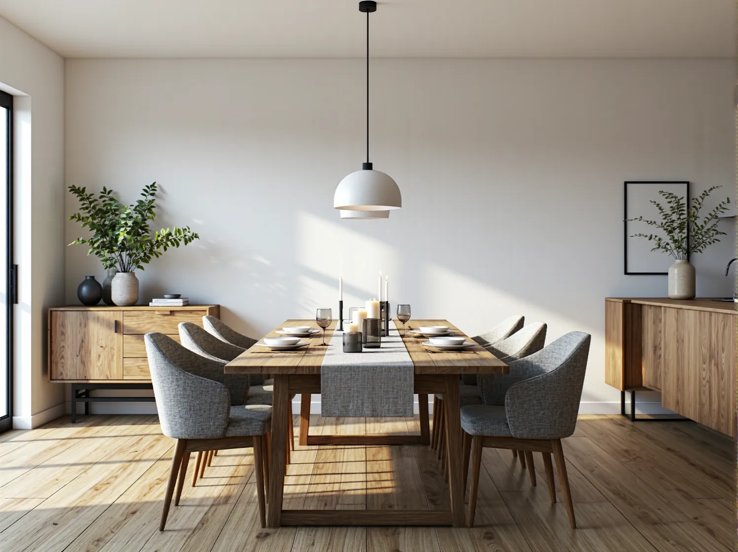 Nowoczesna aranżacja oświetlenia w sypialni z wykorzystaniem ciepłego światła.