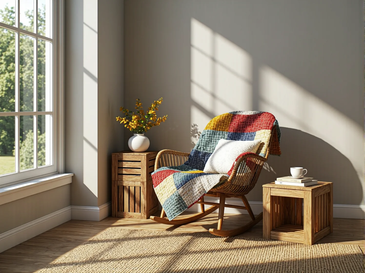 Stylowy salon z meblami z odzysku. Dowód, że świadome wybory i ekologia tworzą piękne i nowoczesne wnętrza.