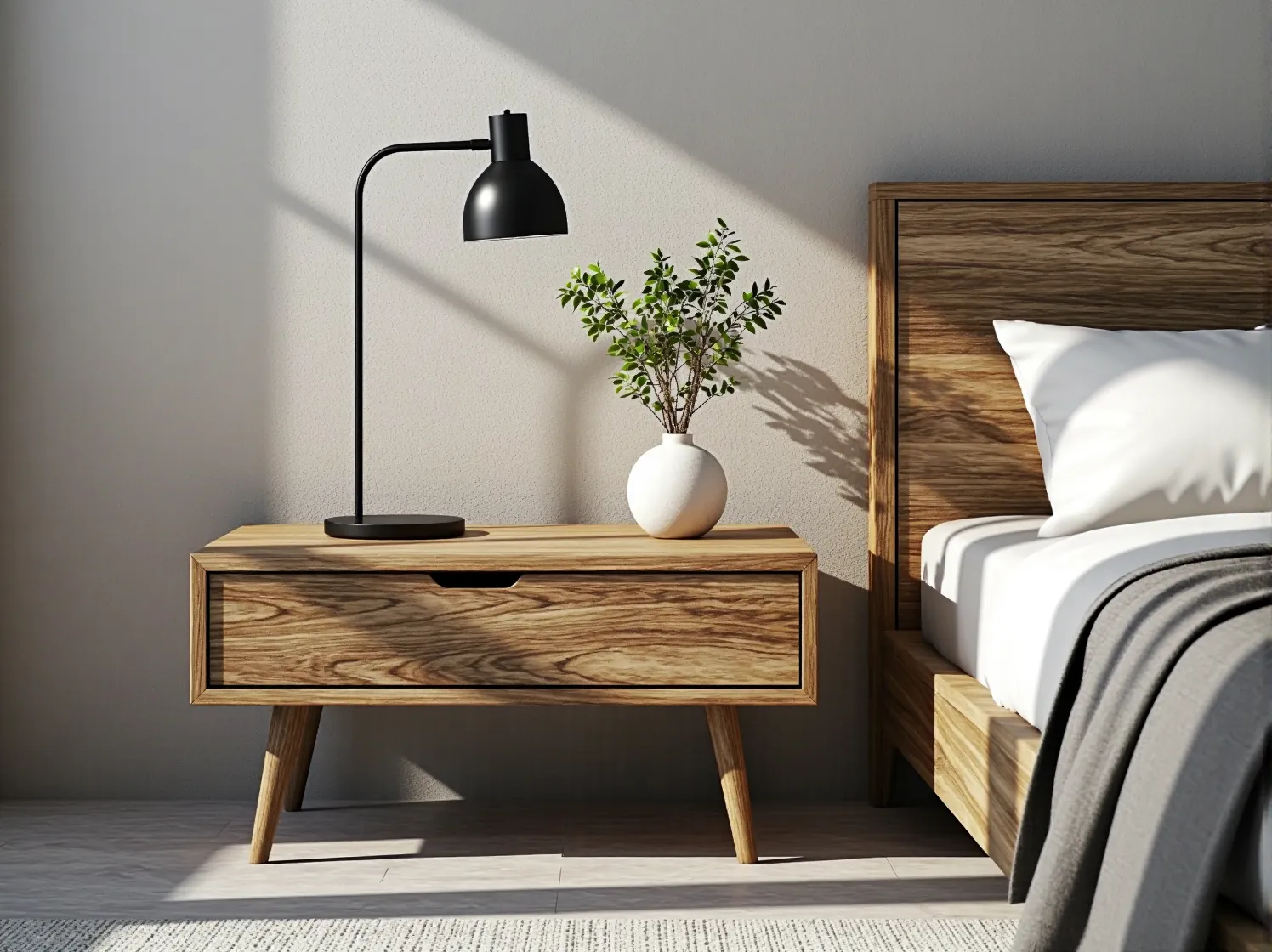 Nowoczesna, biała komoda minimalistyczna – idealny przykład funkcjonalności i ładu w domu.