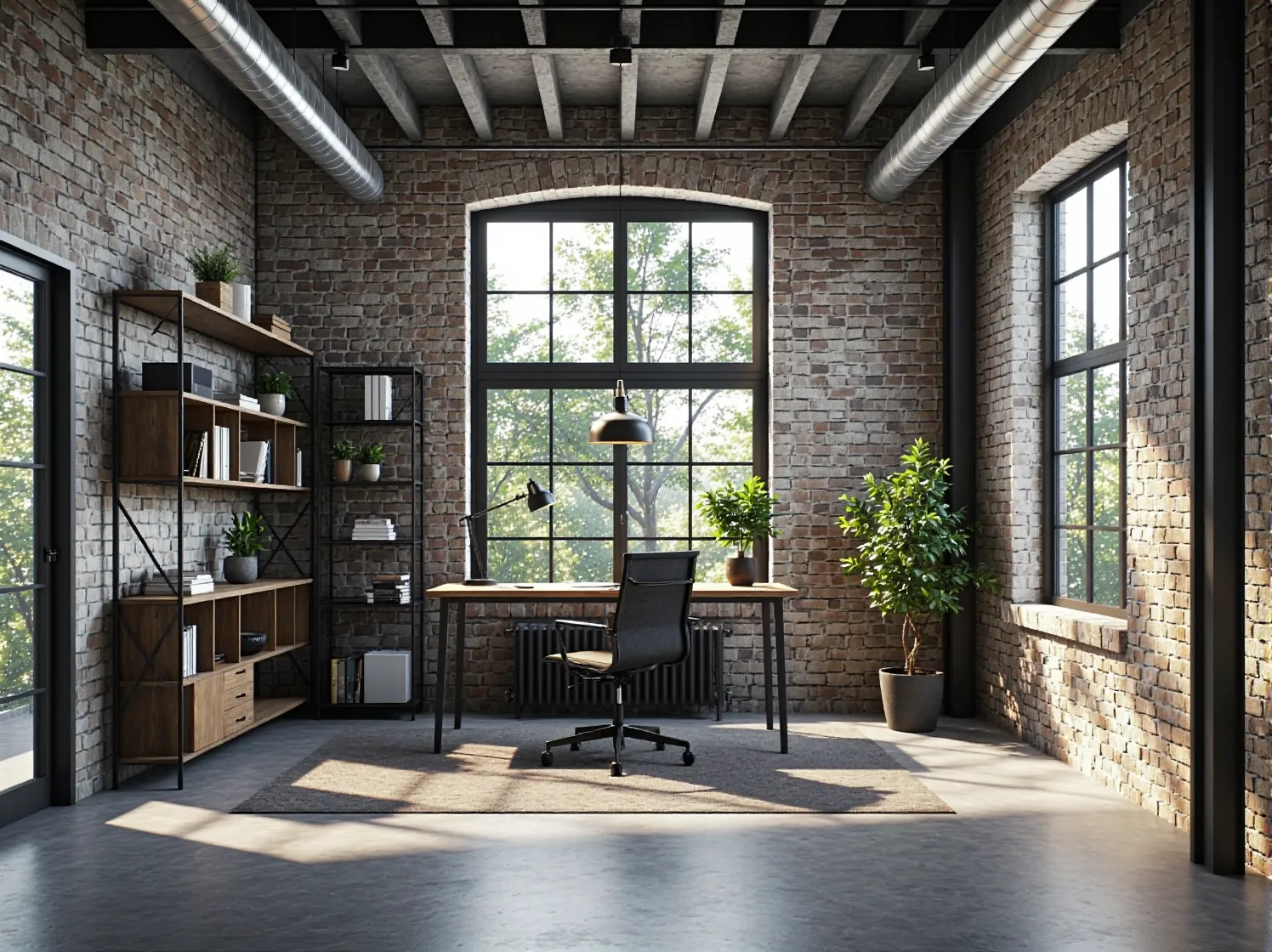 Poradnik: Jak urządzić przestrzeń do pracy w kawalerce w stylu industrialnym?