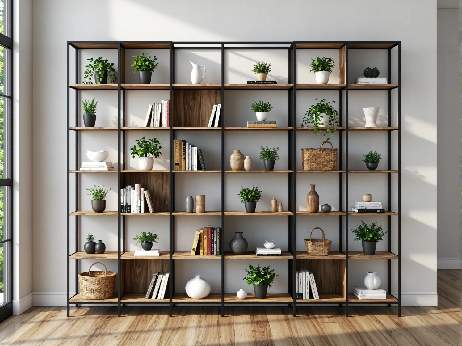 Ekologiczne materiały na regały, próbki drewna z certyfikatem FSC.