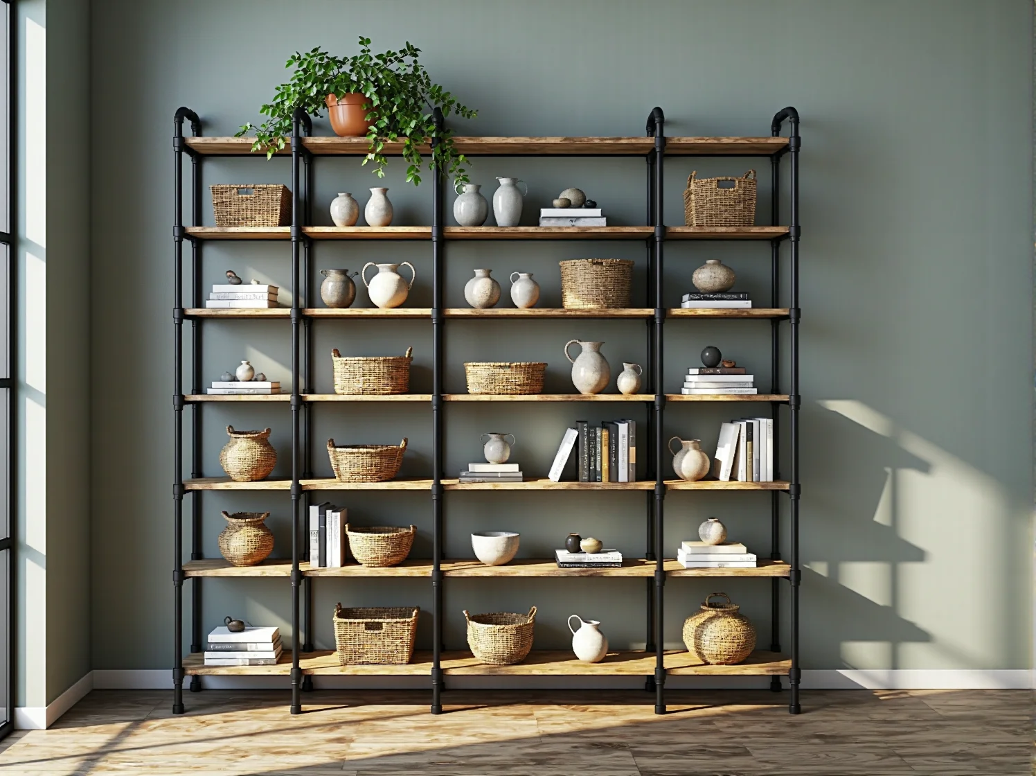 Ekologiczne meble drewniane z odzysku łączące trwałość z nowoczesnym designem.