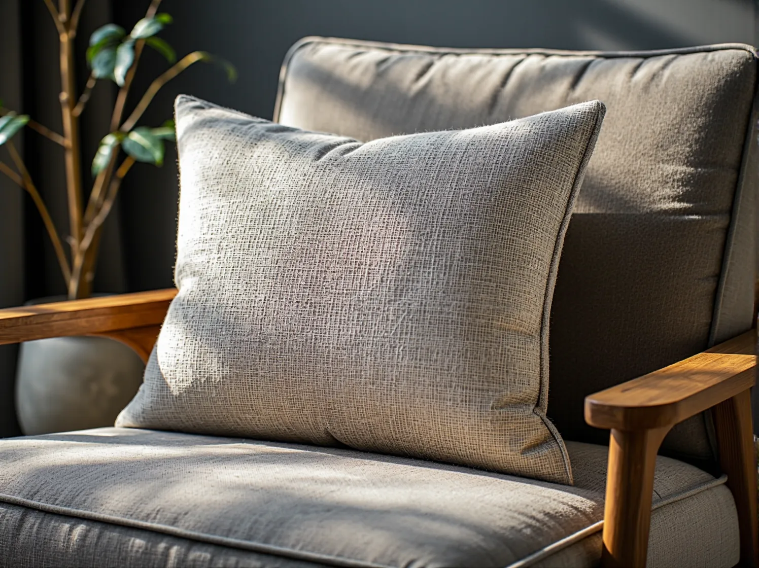 Ekologiczne meble z drewna z certyfikatem, odzwierciedlające trend zrównoważonego rozwoju w branży.