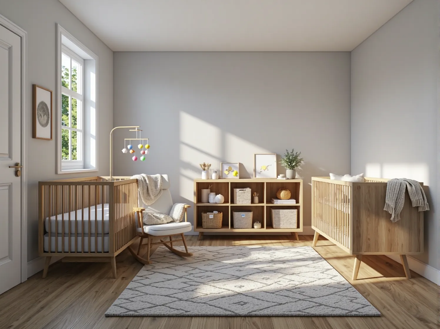 10 inspiracji na urządzenie sypialni dla niemowlaka z praktycznymi dodatkami