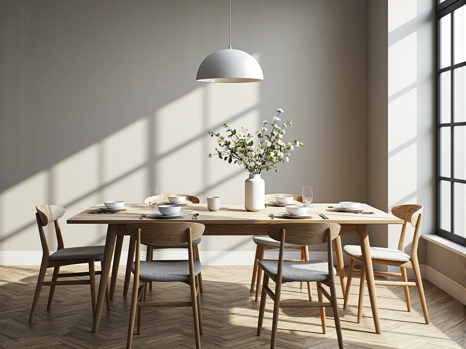 Komoda skandynawska na drewnianych nóżkach - cechy charakterystyczne mebli z północy.