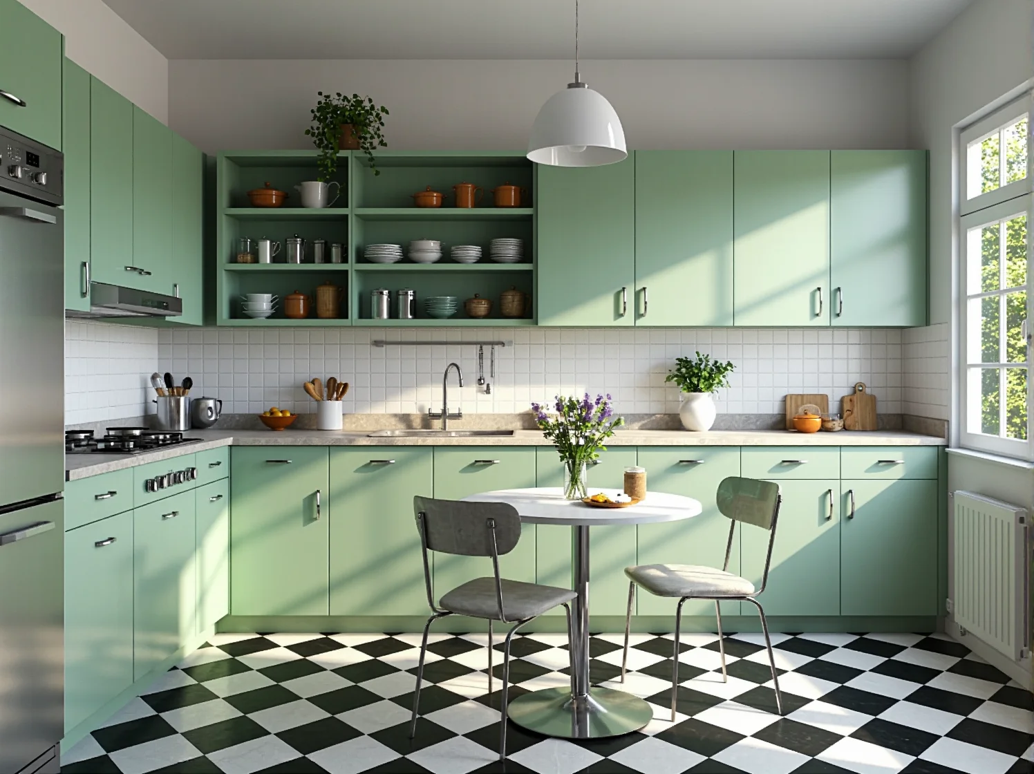 Kuchnia w stylu retro: 10 pomysłów na spektakularną metamorfozę szafek