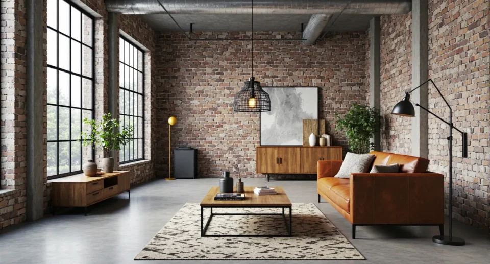 Jakie lampy stojące najlepiej pasują do przestrzeni w stylu industrialnym?