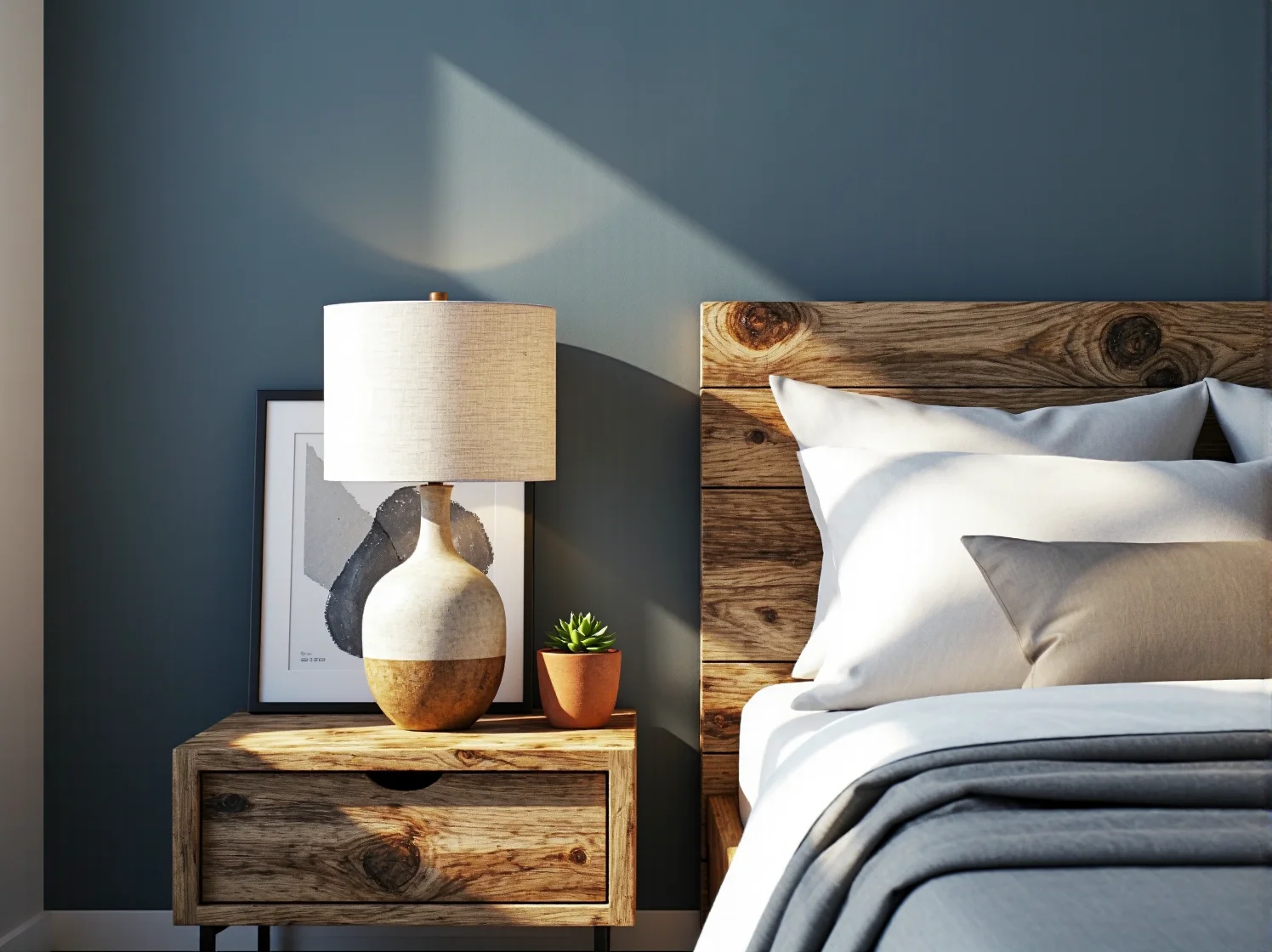 Magia ciepłego światła w kąciku do czytania – idealna atmosfera do odpoczynku.