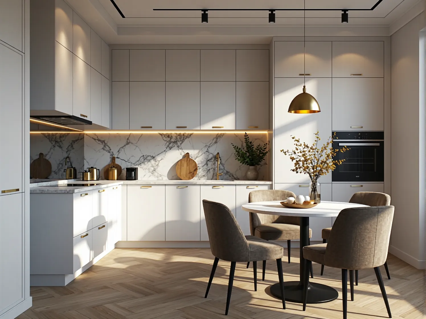 Poradnik: Jak urządzić kuchnię w stylu glamour w mikroapartamencie?