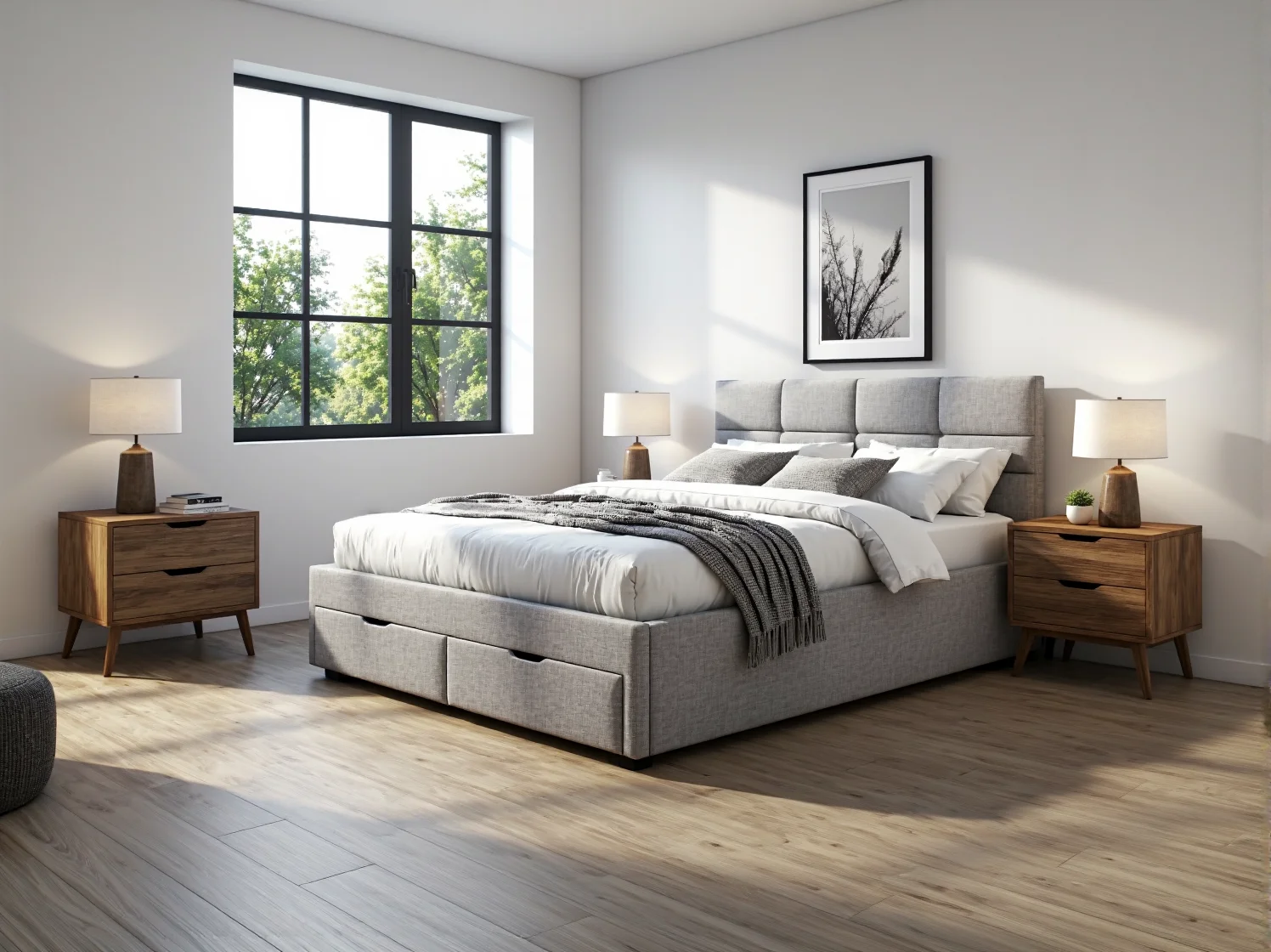 Ranking: Najlepsze łóżka z wbudowanymi szufladami do małych sypialni – Funkcjonalność i styl