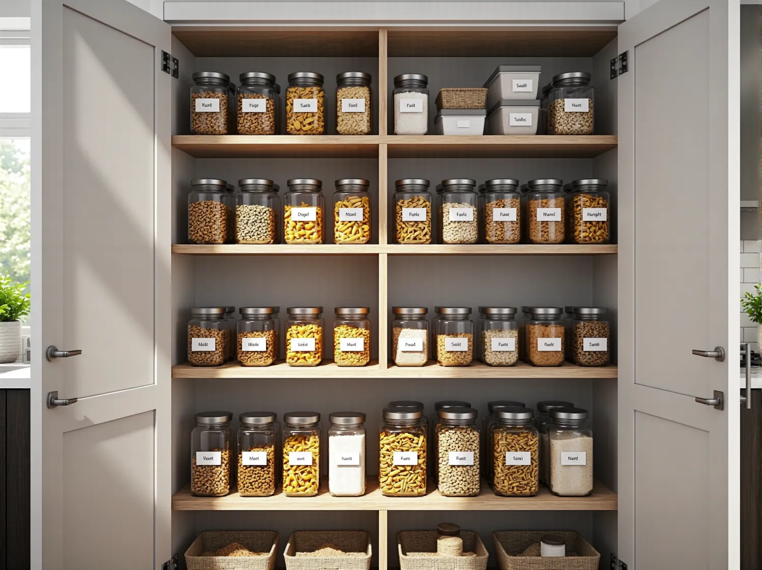 Praktyczne akcesoria do przechowywania i triki na oszczędzanie miejsca w szafie.