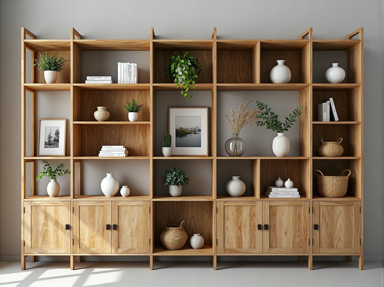 Zbliżenie na strukturę płyty MDF używanej do produkcji białych frontów mebli modułowych.