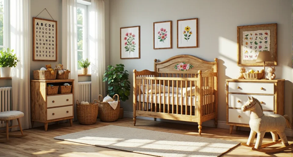 Jakie dodatki najlepiej komponują się z wnętrzami dziecięcymi w stylu vintage?