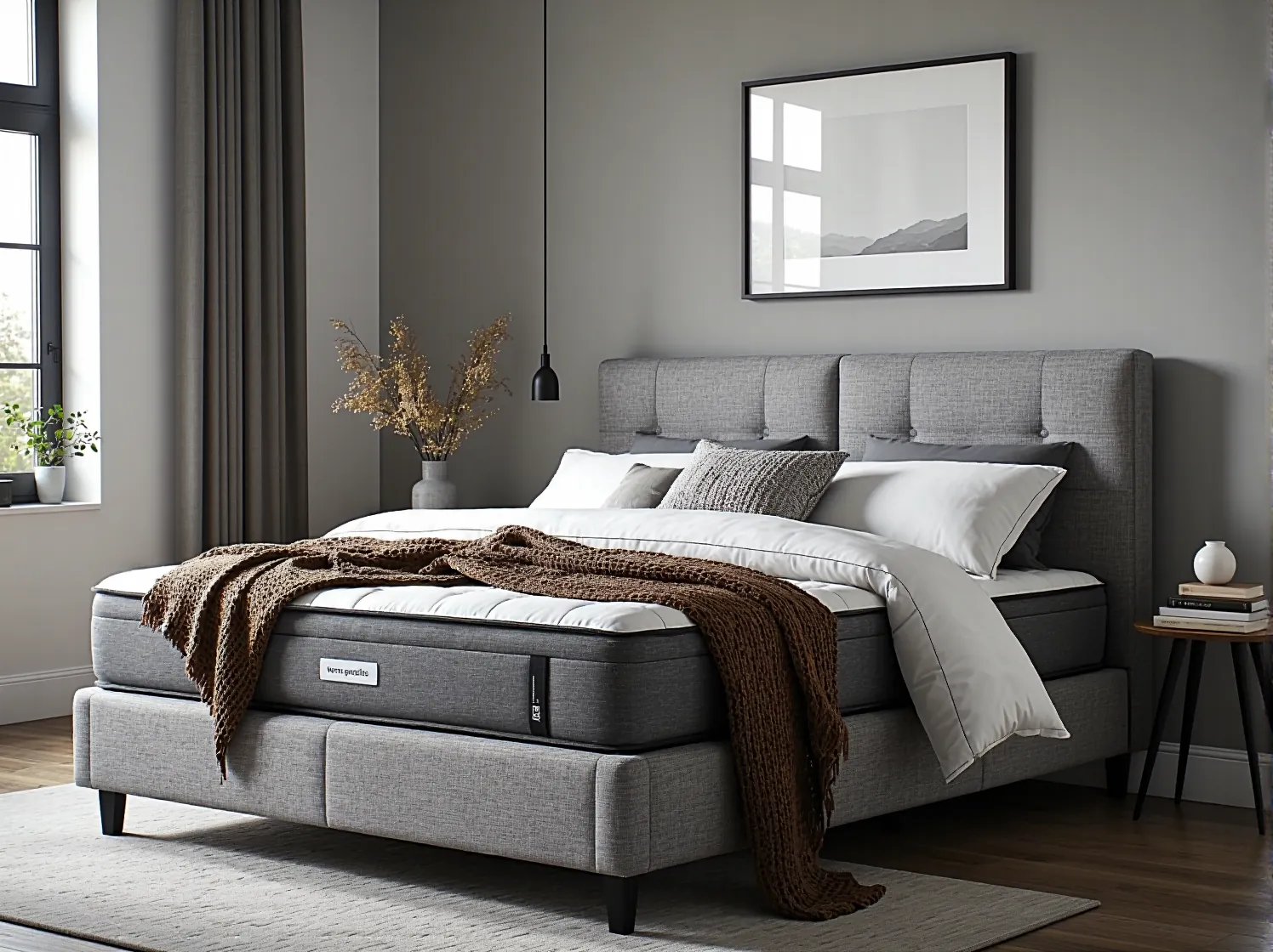 Przekrój materaca termoelastycznego pokazujący warstwy pianki wspierające walkę z bólami pleców.