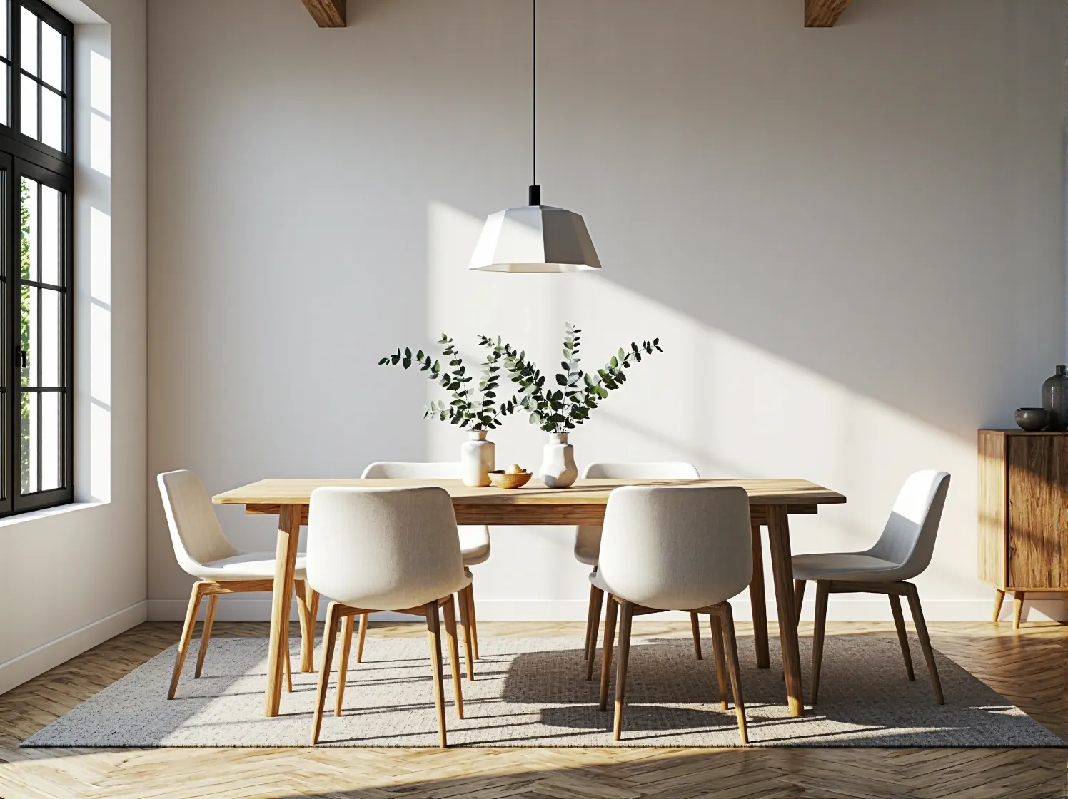 Stylowa lampa podłogowa obok sofy – jak dobrać oświetlenie skandynawskie do salonu.