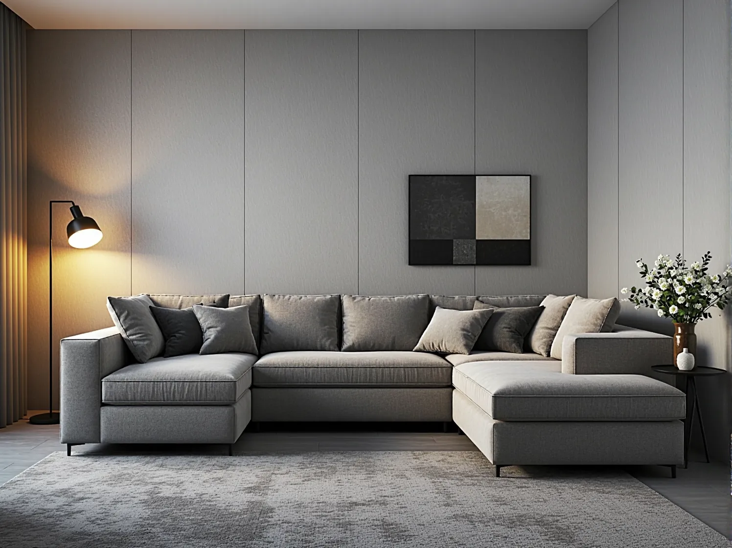 Szczotkowanie weluru w celu przywrócenia miękkości i blasku narożnika tapicerowanego.