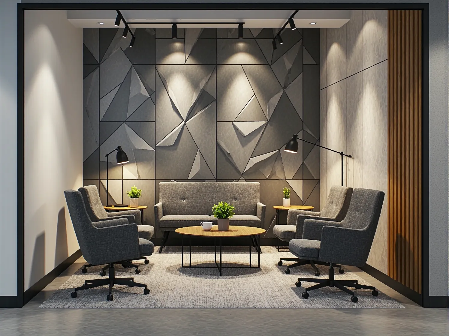 Trwałe krzesła do biura typu coworking wykonane z wysokiej jakości materiałów.